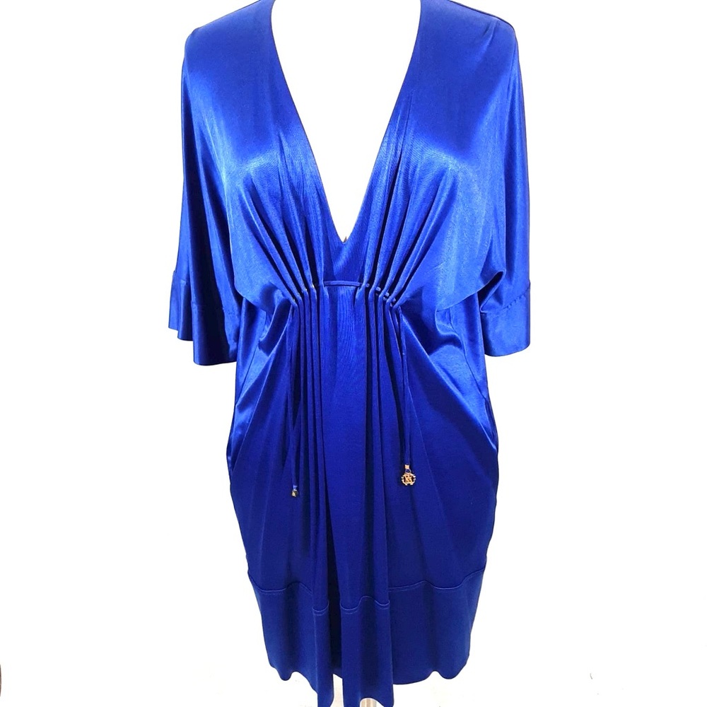 Roberto Cavalli cobalt blue dress 46